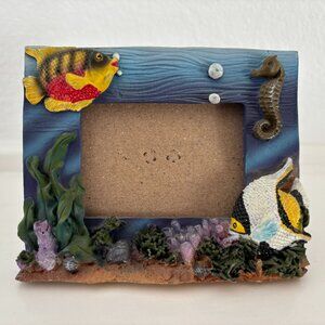 Ocean Picture Frame - Fish - Seahorse - Coral - Underwater Animals